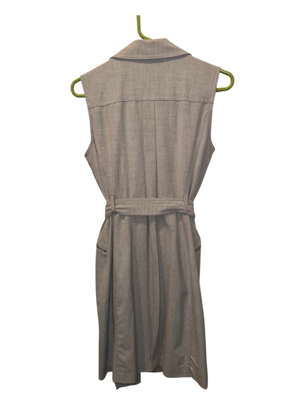 Calvin Klein Gray Sleeveless Midi Dress - Picture 2 of 3
